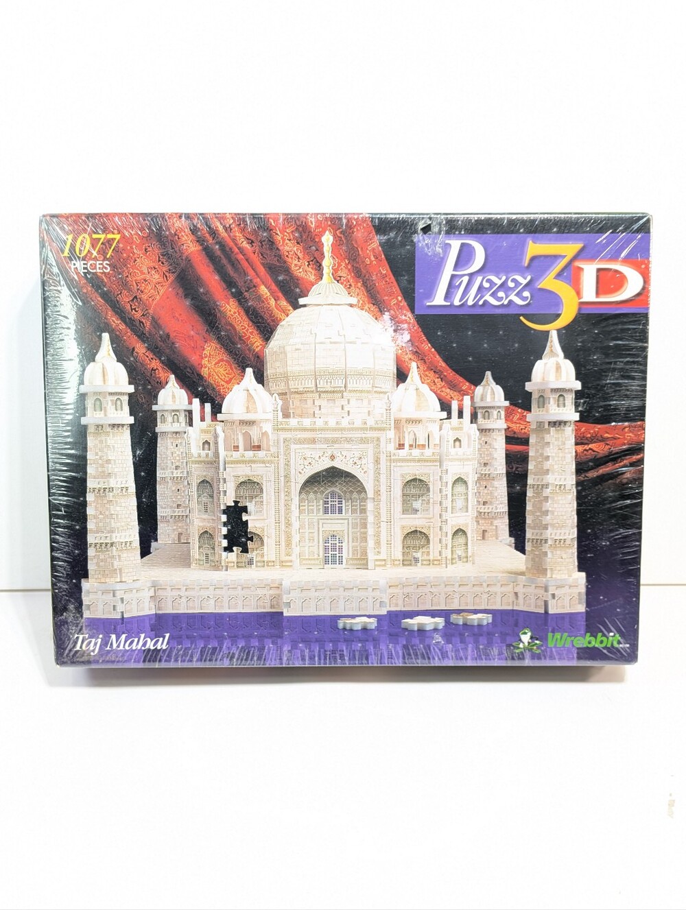 NEW 1995 PUZZ 3D Puzzle Taj Mahal Crown of the Palace India 1077 Pieces